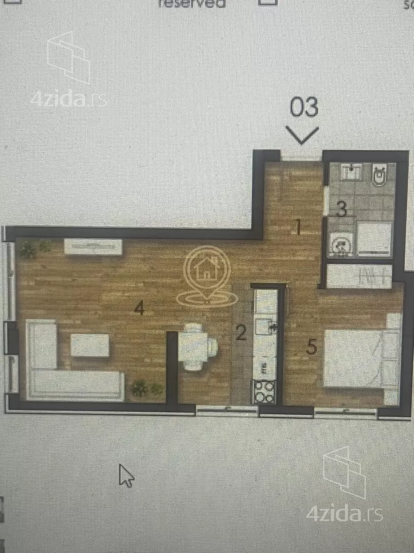 Trosoban stan | 4zida