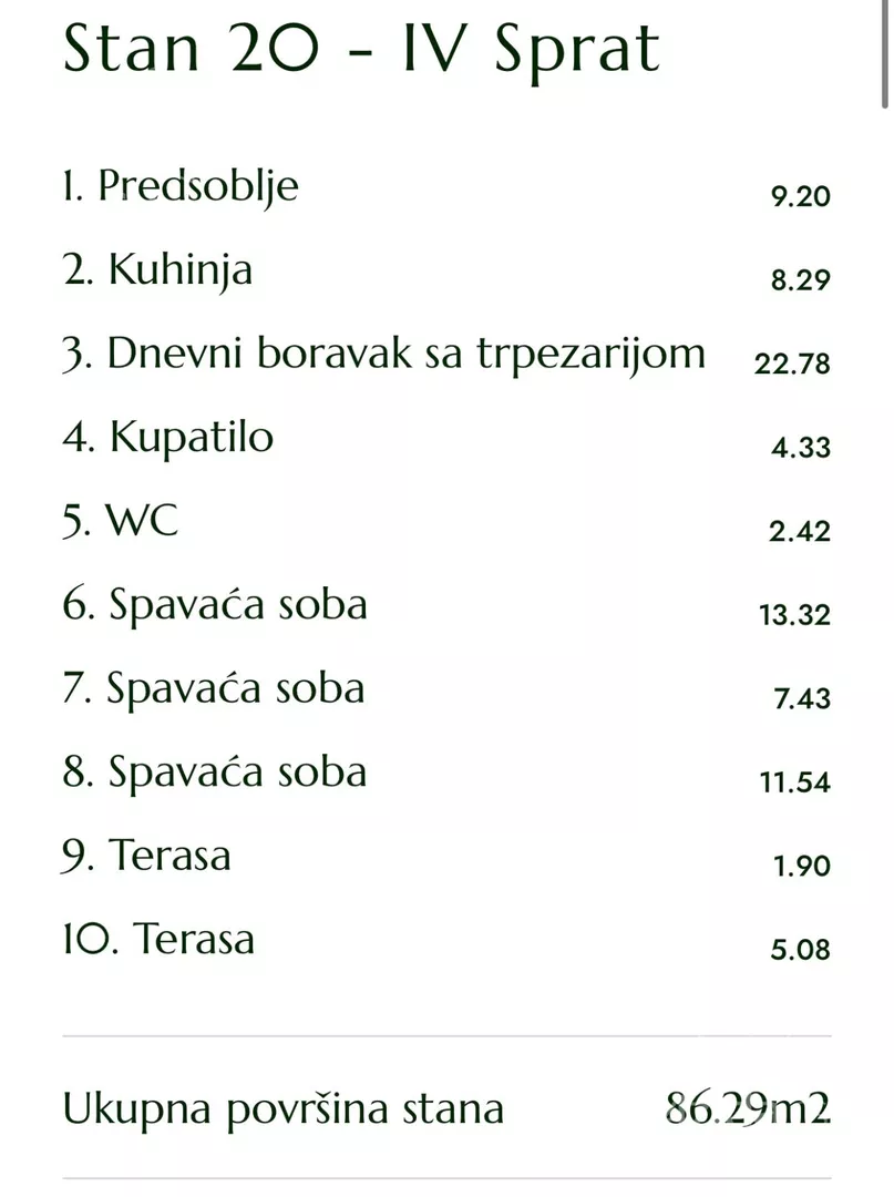 Troiposoban stan | 4zida