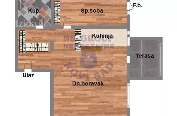 Dvosoban stan | 4zida