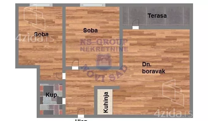 Trosoban stan | 4zida