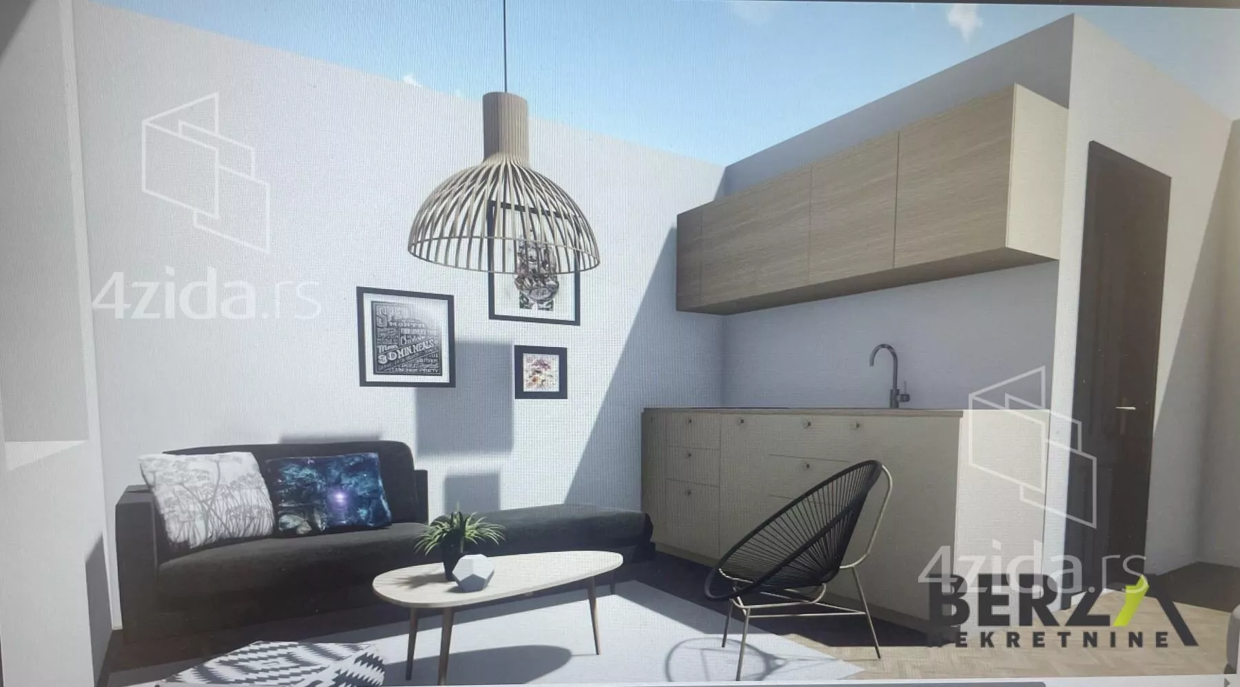 Jednoiposoban stan | 4zida