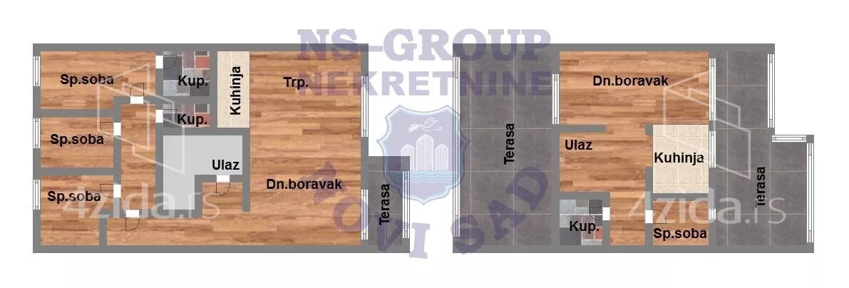 Petosoban stan | 4zida