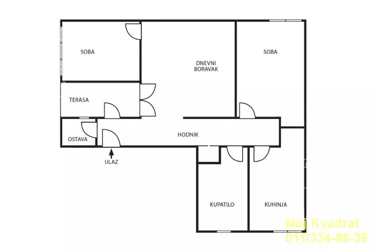 Trosoban stan | 4zida