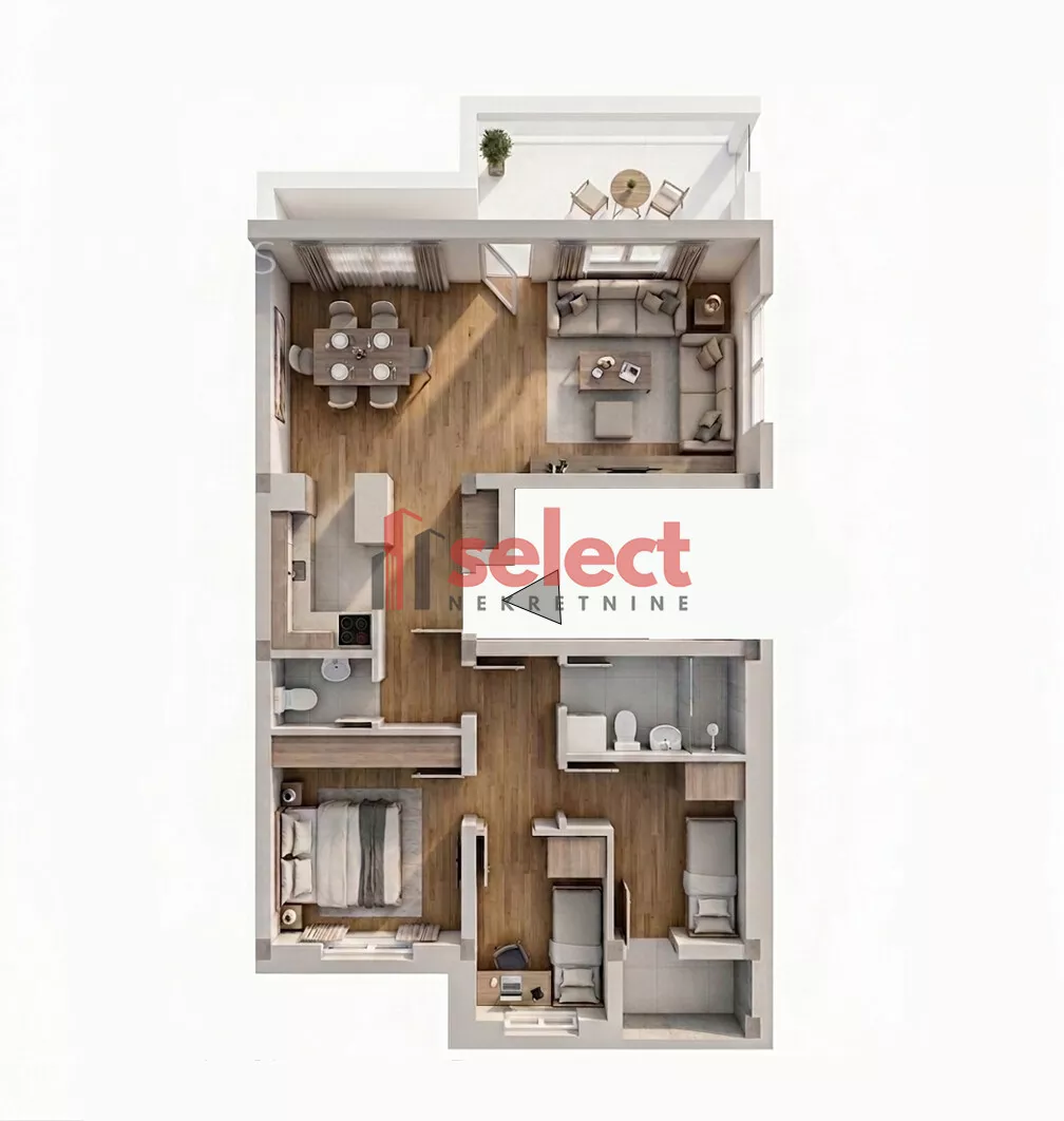 Troiposoban stan | 4zida