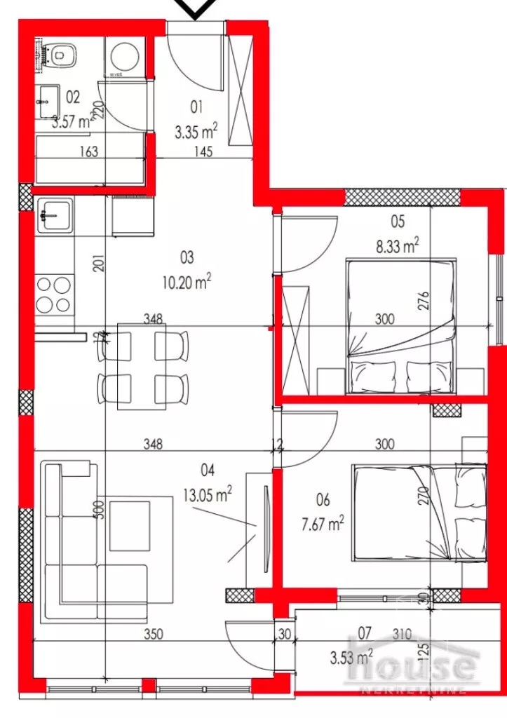 Trosoban stan | 4zida