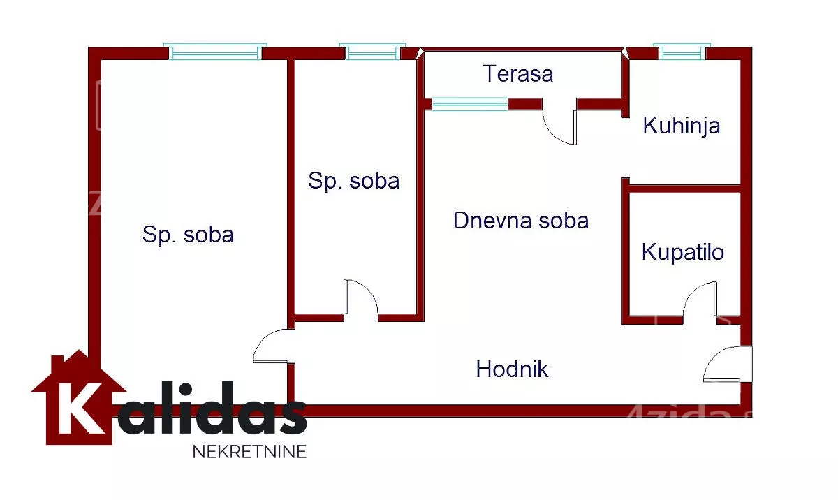 Trosoban stan | 4zida