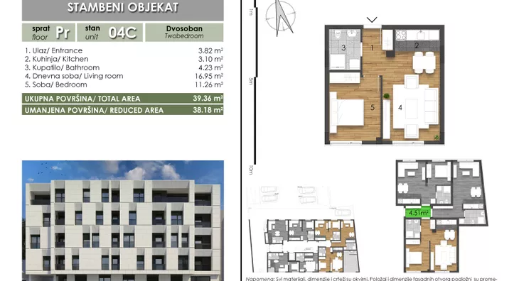 Dvosoban stan | 4zida