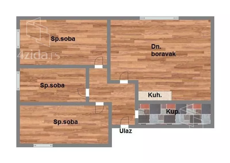 Troiposoban stan | 4zida