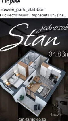 Jednoiposoban stan | 4zida