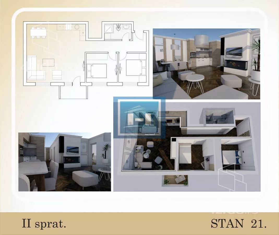 Trosoban stan | 4zida