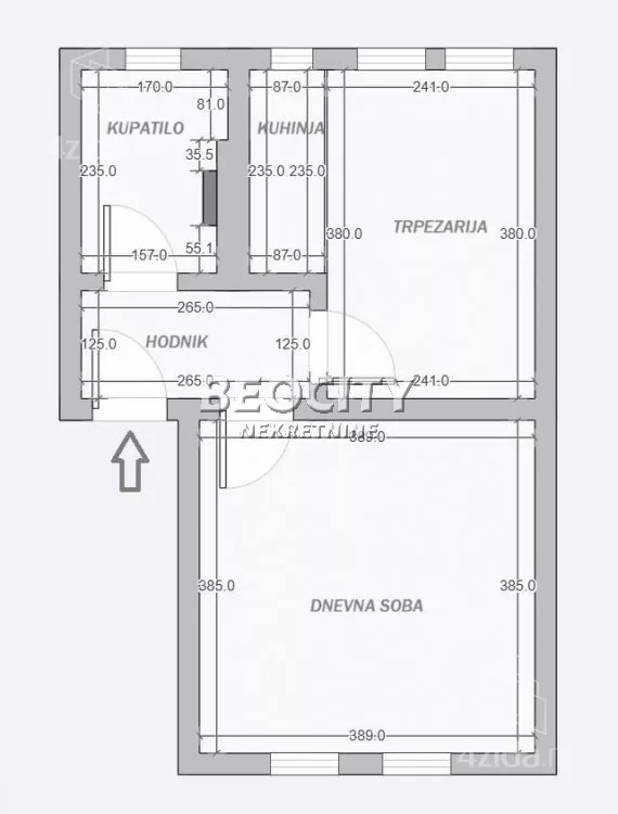 Jednosoban stan | 4zida