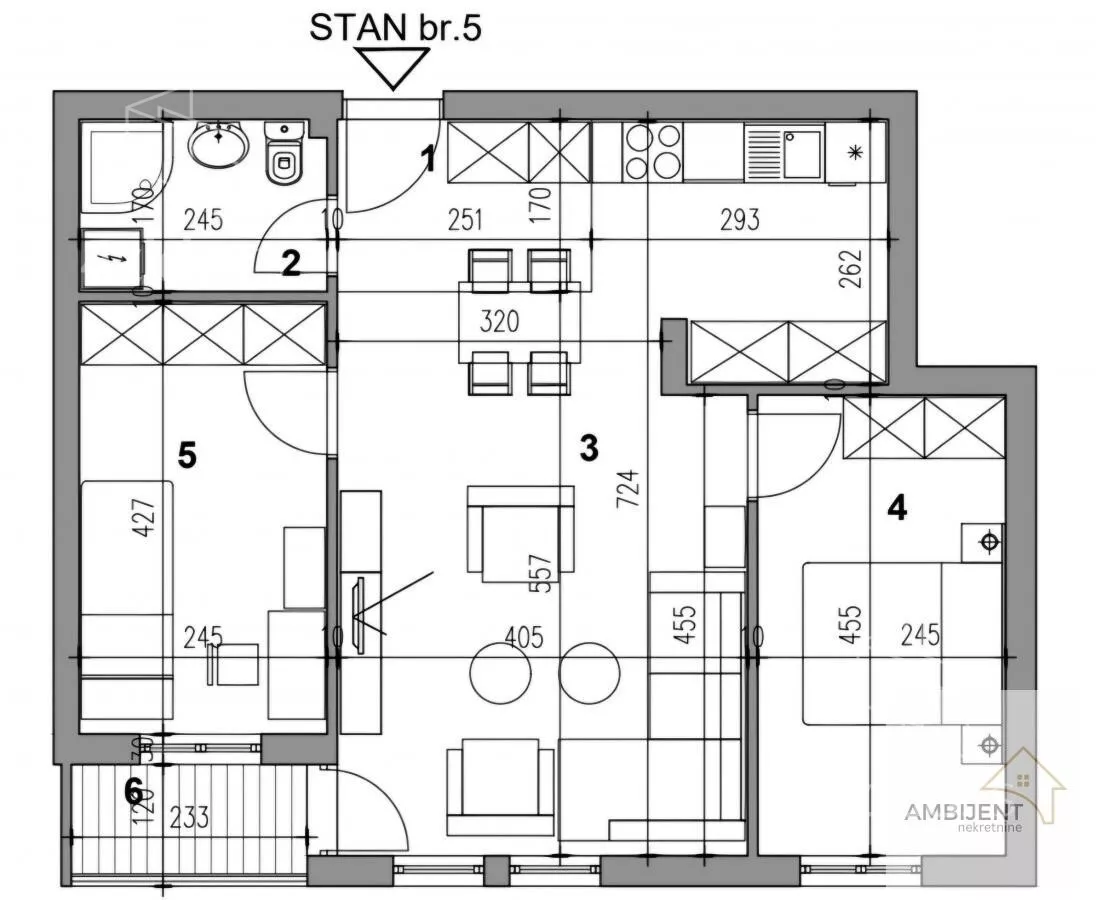 Dvoiposoban stan | 4zida