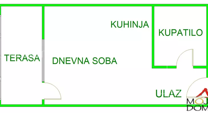 Jednosoban stan | 4zida