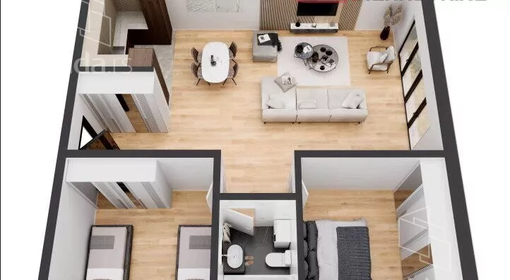 Trosoban stan | 4zida