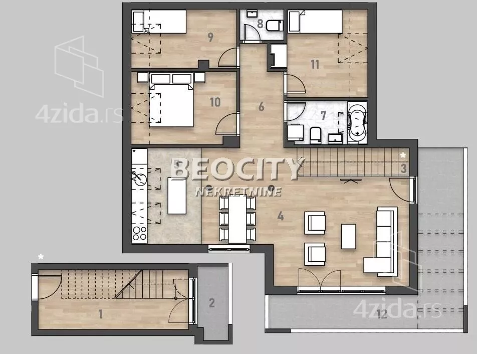 Četvorosoban stan | 4zida