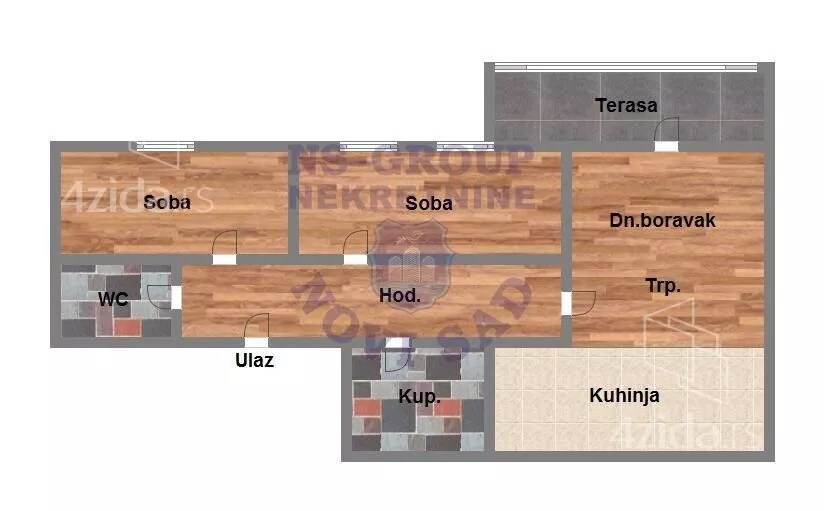 Dvoiposoban stan | 4zida
