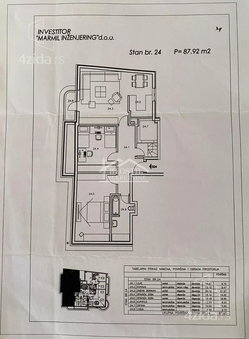 Trosoban stan | 4zida