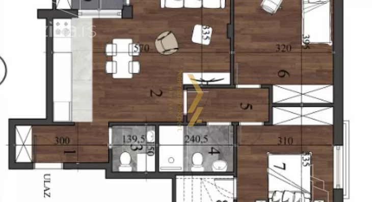 Trosoban stan | 4zida