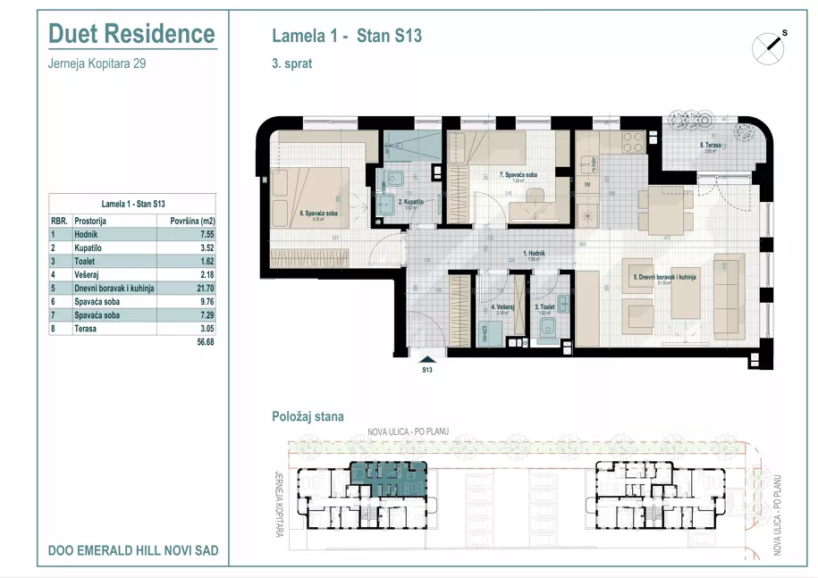 Dvoiposoban stan | 4zida