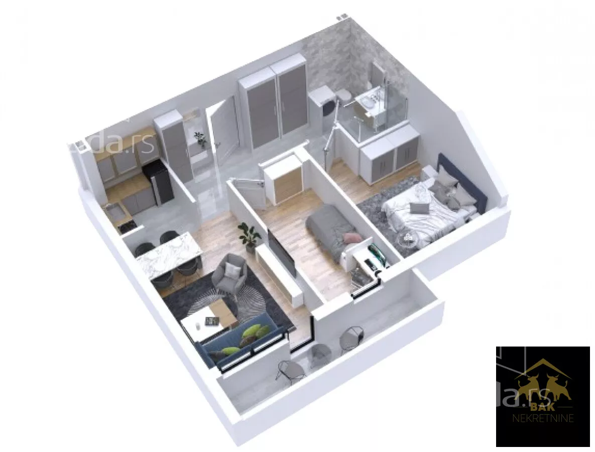 Trosoban stan | 4zida