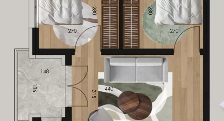 Dvosoban stan | 4zida