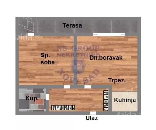 Jednoiposoban stan | 4zida