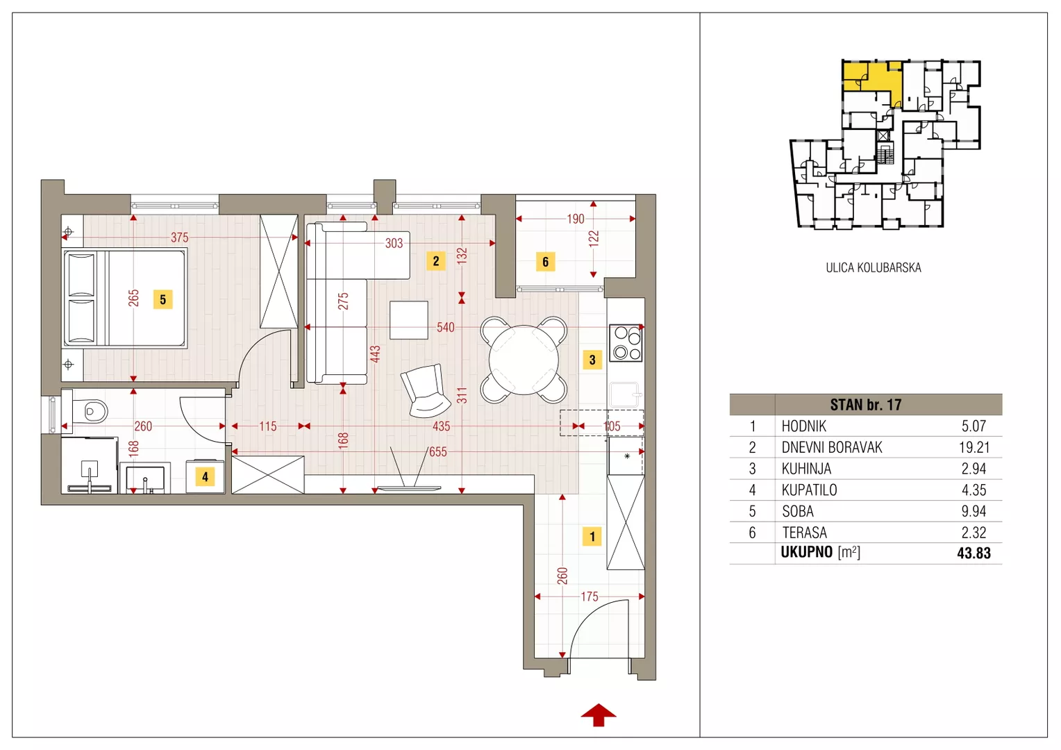 Dvosoban stan | 4zida