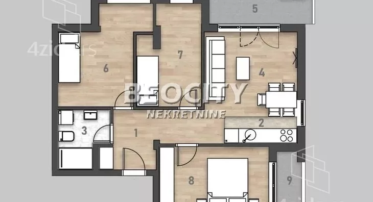 Četvorosoban stan | 4zida