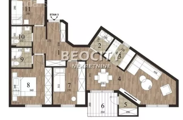 Troiposoban stan | 4zida