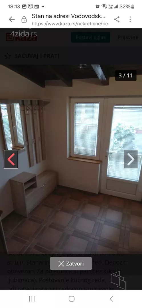 Jednoiposoban stan | 4zida