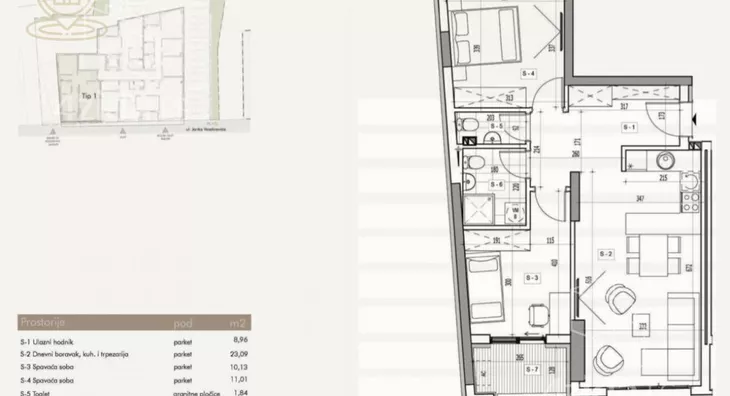 Dvoiposoban stan | 4zida