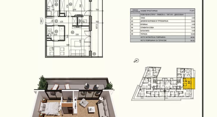 Dvosoban stan | 4zida