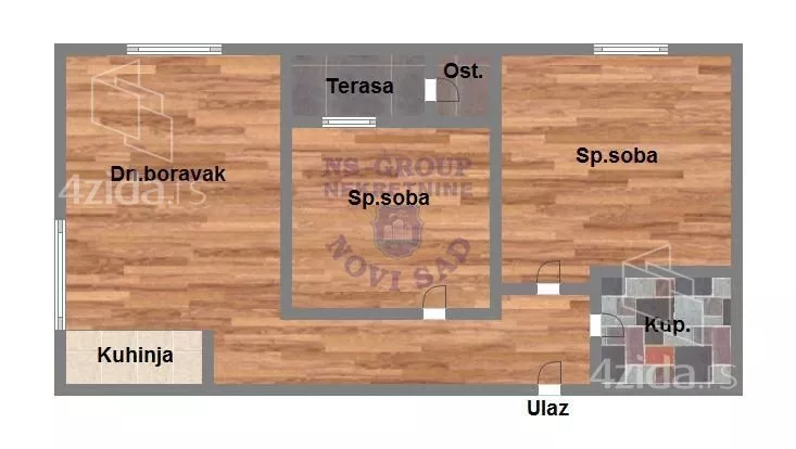 Dvoiposoban stan | 4zida