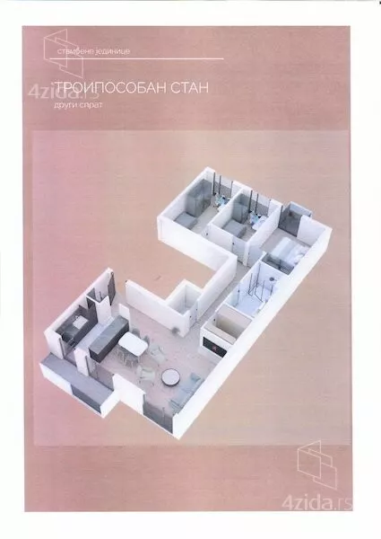 Troiposoban stan | 4zida