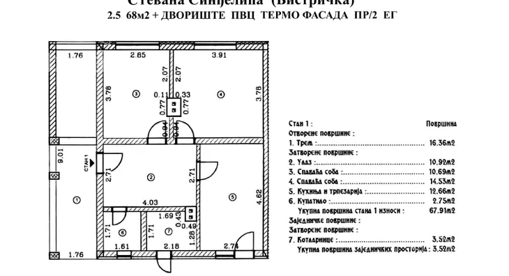 Trosoban stan | 4zida