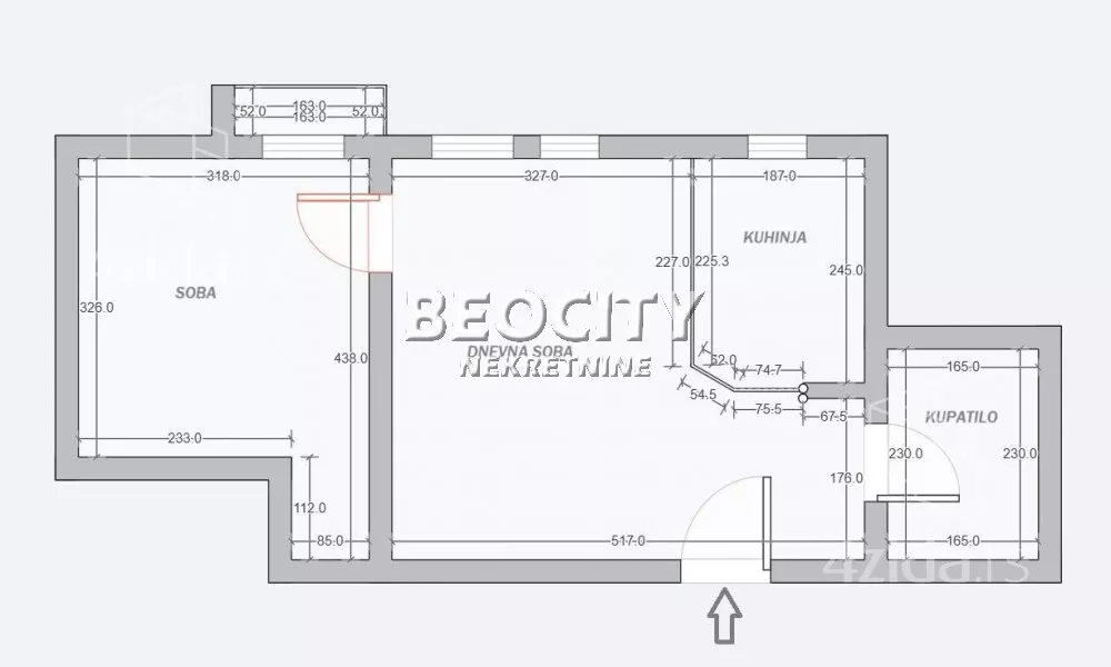 Jednoiposoban stan | 4zida