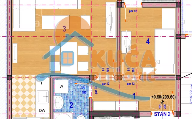 Jednoiposoban stan | 4zida