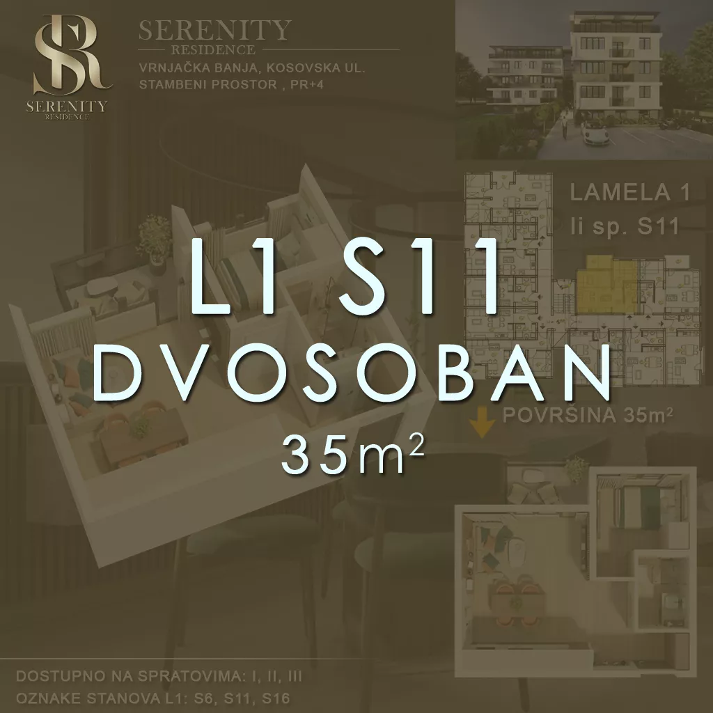 Jednoiposoban stan | 4zida