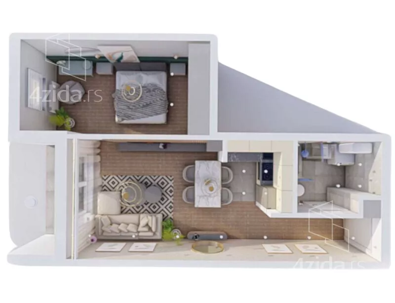 Dvosoban stan | 4zida