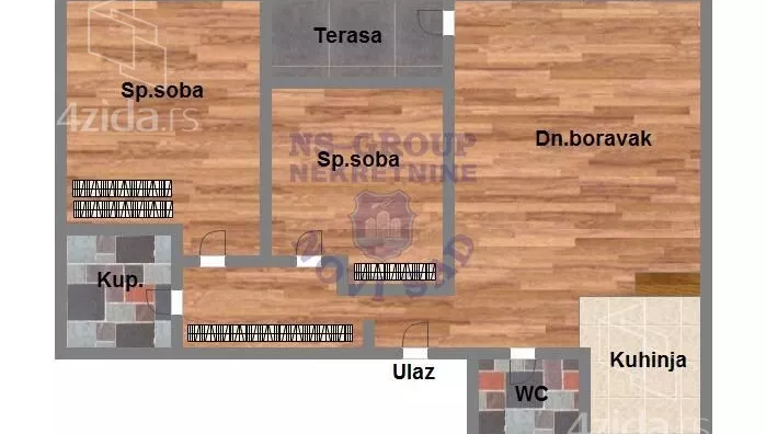 Trosoban stan | 4zida