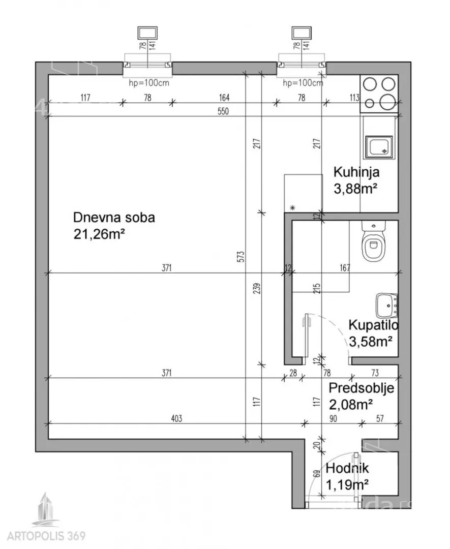Garsonjera | 4zida
