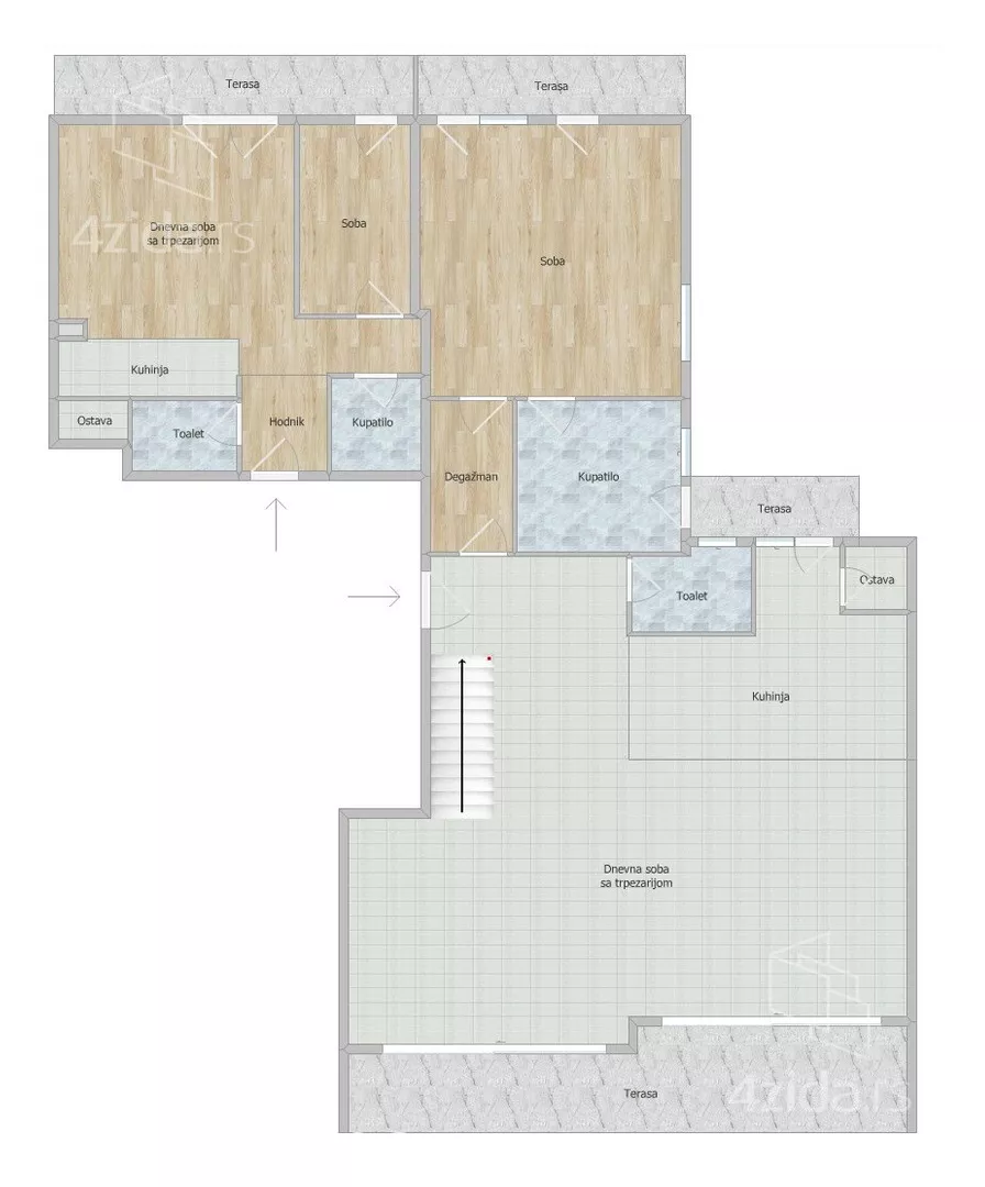 Sedmosoban stan | 4zida