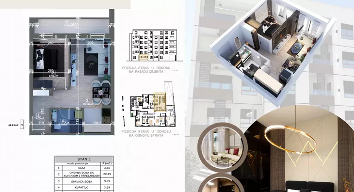 Jednosoban stan | 4zida