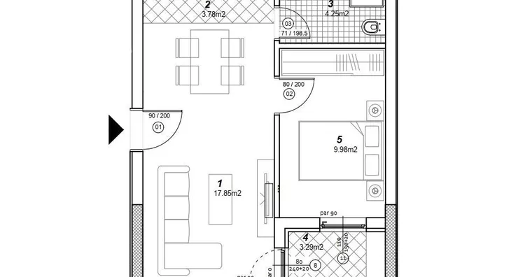 Dvosoban stan | 4zida