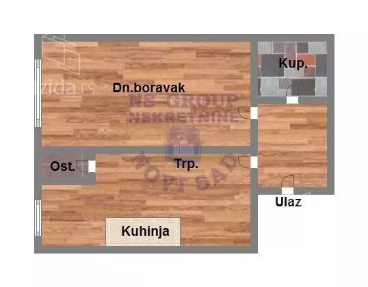 Jednosoban stan | 4zida