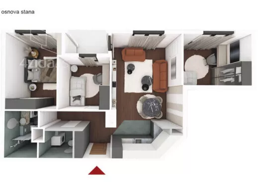Trosoban stan | 4zida