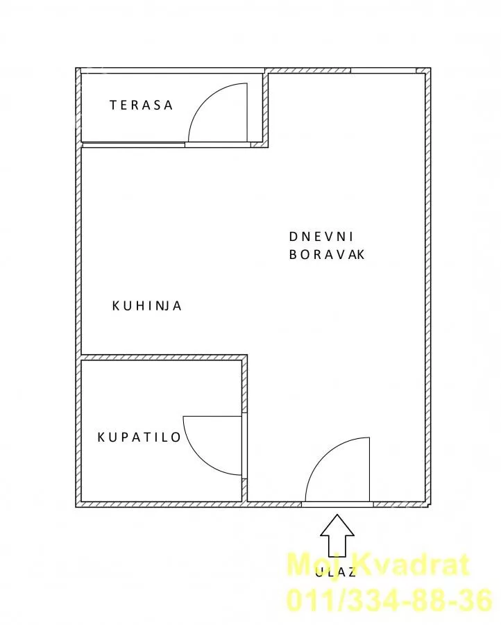 Jednosoban stan | 4zida