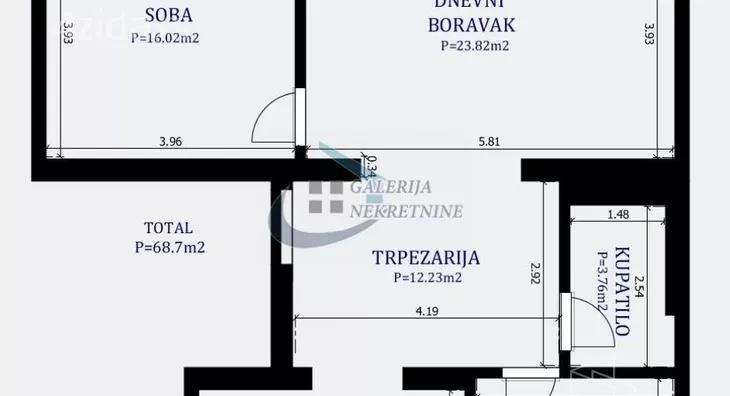 Dvoiposoban stan | 4zida