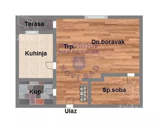 Jednosoban stan | 4zida