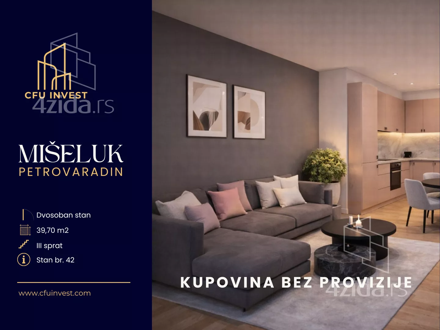 Dvosoban stan | 4zida